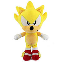 Мягкая плюшевая игрушка Супер Соник - Соник желтый 25см Super Sonic Plush
