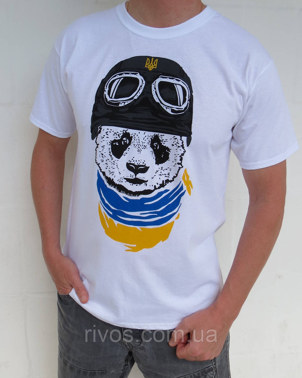 Футболка Патріотична Панда. Футболки З Українською Символікою, фото 1