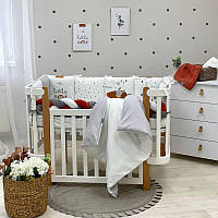 Комплект постельного детского белья для кроватки Art Design, Морковка топ