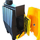 Твердопаливна буржуйка 6 кВт, буржуйка Данко ТТ-6В, буржуйка на твердому паливі, опалювальна піч, теплогенератор, фото 5