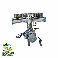 Газова частина колонки Baretta Indrabango, газовий вузол з краном регулювання подачі газу і основним пальником