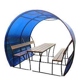 Металева альтанка 2 на 2 м, розбірна (на 8 осіб) "Техас"