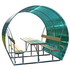 Металева альтанка 2 на 2 м, розбірна (на 8 осіб) "Арізона"