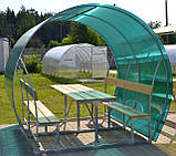 Металева альтанка 2 на 2 м, розбірна (на 8 осіб) "Арізона", фото 2