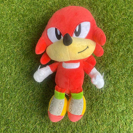 М'яка плюшева іграшка Супер Сонік — Ехідна Накз 25 см Super Sonic Plush