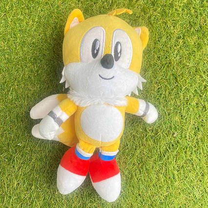 М'яка плюшева іграшка Супер Сонік - Тейлз Майлз Прувер 25см Super Sonic Plush