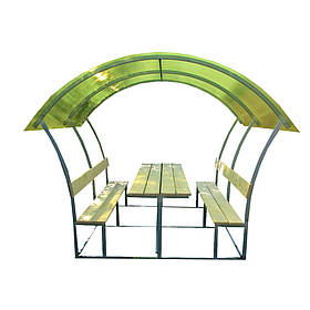 Металева альтанка 2 на 2 м, розбірна (на 8 осіб) "Аляска"