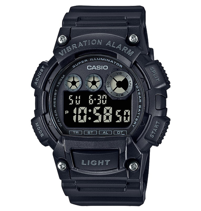 Годинник чоловічий Casio W-735H-1BVEF з вібродзвінком