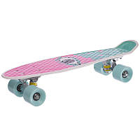 Скейт (пенни борд) Penny board (колеса светятся) ГЛАЗ арт. 29707 топ