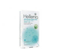 Ленты для депиляции Hellenia 20 шт для лица + 4 влажные салфетки Aloe Vera