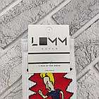 Шкарпетки високі весна/осінь LOMM Premium 0220 Metallica Beavis Україна р41-46 білі 20035235, фото 4