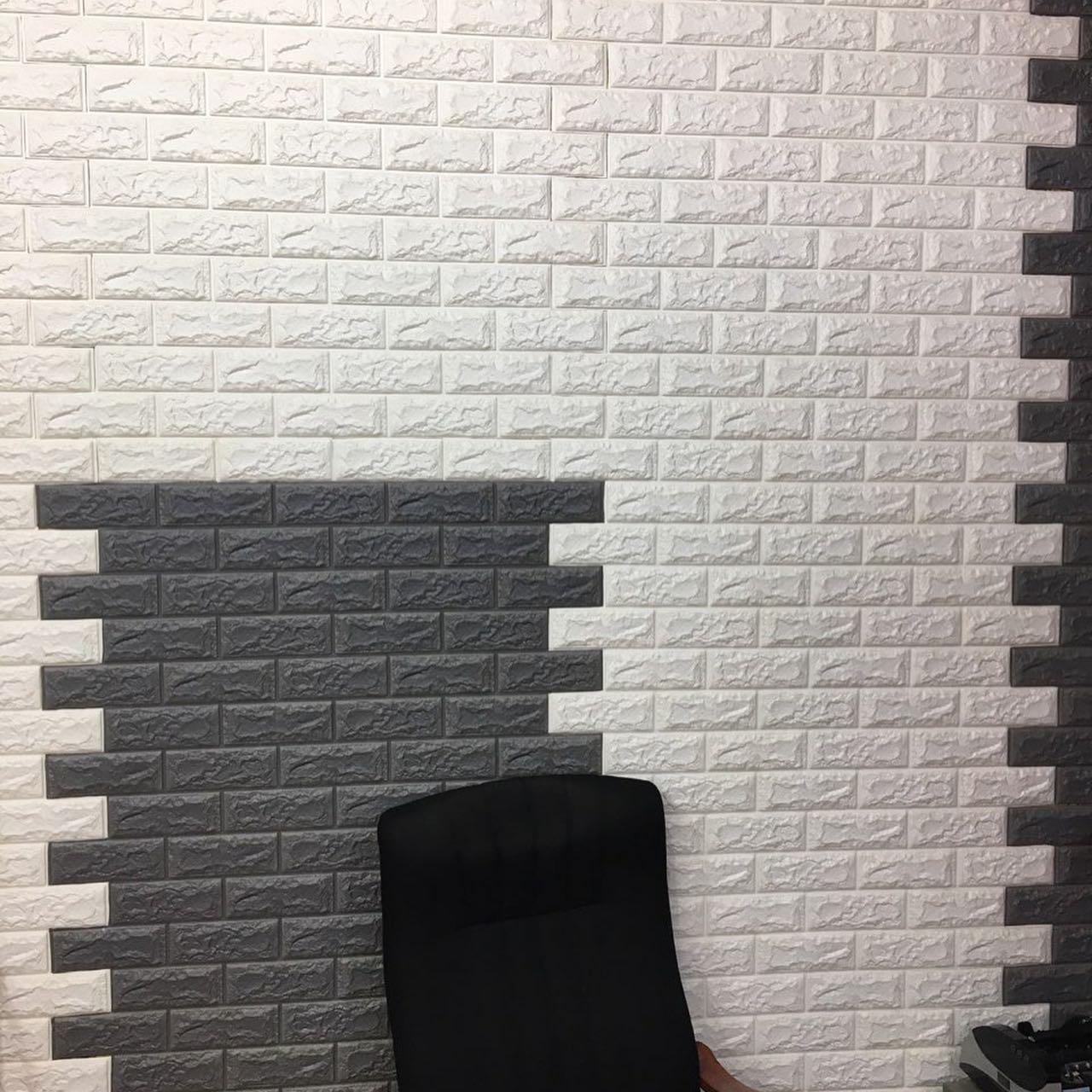 3D Foam bricks wall design
