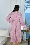 Женское платье идеального кроя , состоит из лифа и юбки , ткань : софт СИ-1491, фото 7