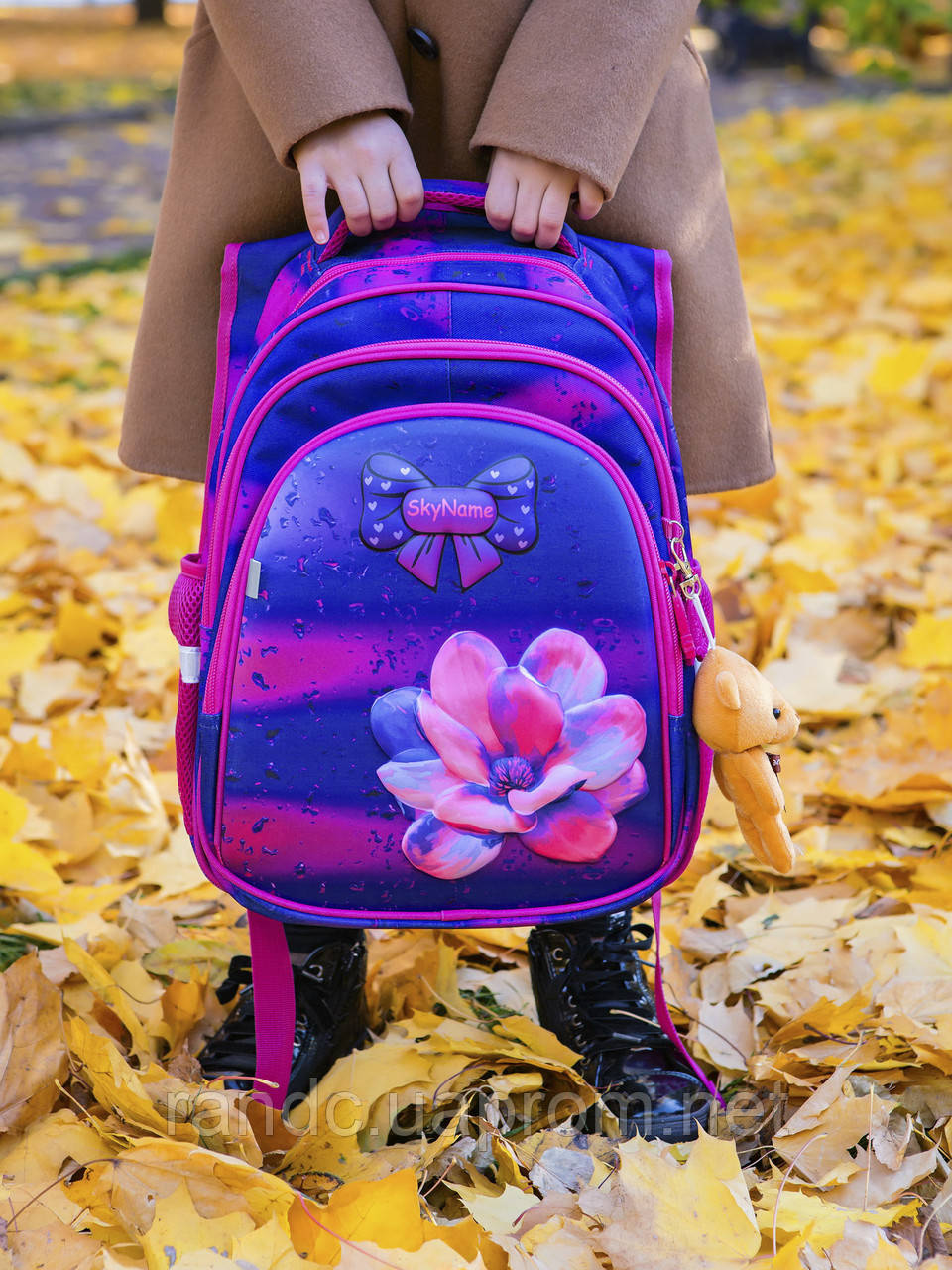 Рюкзак школьный для девочек SkyName R2-183 - фото 4 - id-p1654276543