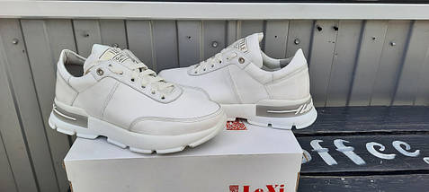 Жіночі білі кросівки шкіряні Lexi, фото 3