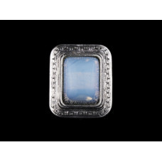 Квадратний персень із каменем, фото 1