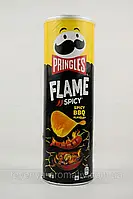 Чипсы со специями барбекю Pringles Flame Spicy BBQ Flavour 160g