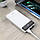 УМБ портативне Power Bank HOCO Cool plug J84 10000mAh, 2USB, Type-C, 2A, біле, фото 4