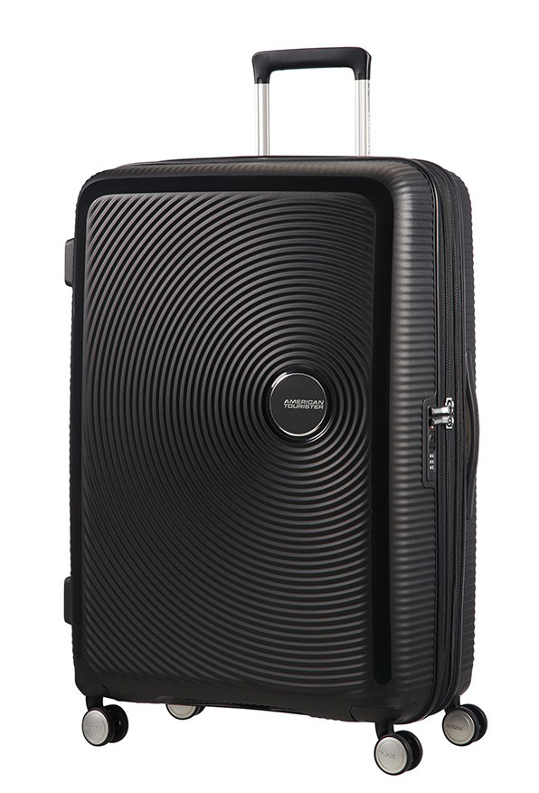 Великий пластиковий чемодан American Tourister Soundbox