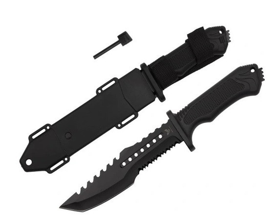 Ніж військовий тактичний Ренер із кремнієм Hastta