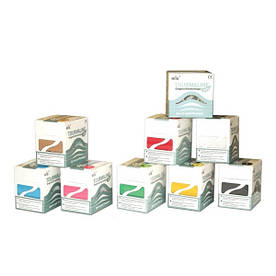 Кінезіо тейп з турмаліном Nasara 5 см x 5 м (6 шт., мікс кольорів)