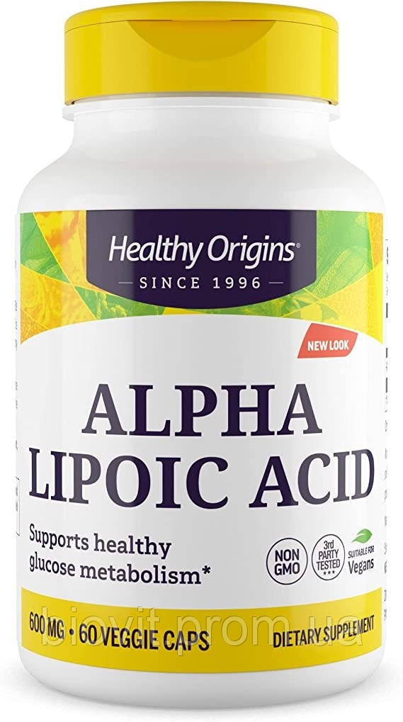 Альфа-ліпоєва кислота (Alpha-lipoic acid) 600 мг