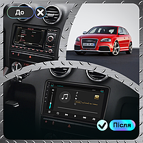 Штатна магнітола 9" Lesko для Audi RS 3 I (8P) 2011-2012 2/32Gb/ Wi-Fi GPS Base Аудіо, фото 3