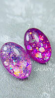 Saga professional Гель для дизайна GALAXY glitter 8мл №08 (баночка)