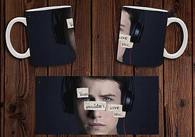 Чашка "13 причин чому" / Кружка 13 Reasons Why №13