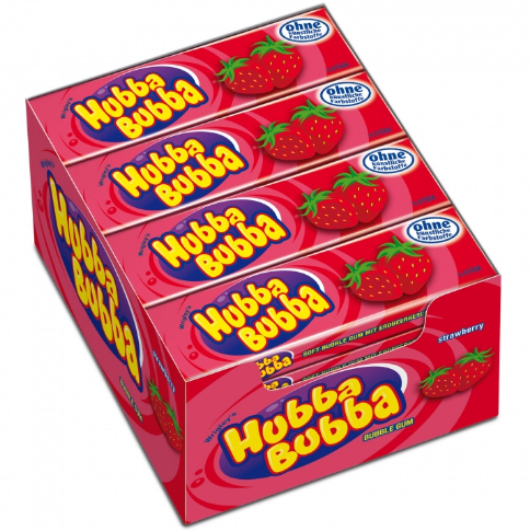 Жвачки Hubba Bubba Клубника 35 г., фото 1