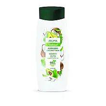Шампунь AROMA NATURAL Авокадо і кокосове молоко 400 мл