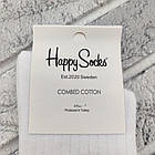 Шкарпетки чоловічі високі весна/осінь білі з написами р.41-45 HAPPY SOCKS 30034508, фото 9