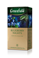 Чай черный 1.5г*25*10, пакет, Blueberry Nights, GREENFIELD