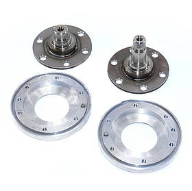 Опори з накладкамидля пральної машини Bosch, Siemens серії WP, WXT, WXTS, WOL, WOF, WOK (нержавійка)