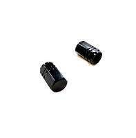 Ковпачки на ніпель "шестигранник" чорний , комплект 2 штуки