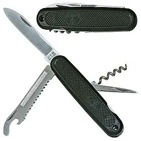 Ніж багатофункціональний MFH BW Pocket Knife OD green