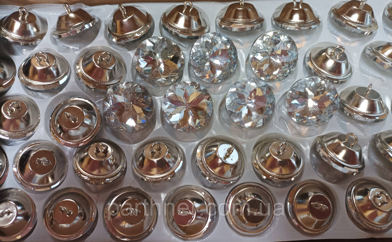 Ґудзики стрази для меблів 25 мм, фото 1