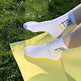 Шкарпетки чоловічі з принтом "Hello" серії TREN 25-27 р. (Демісезон/літні) Варос, фото 2