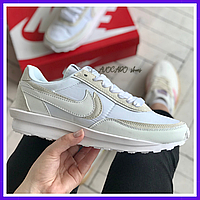 Кроссовки женские Nike Sacai white / Найк Сакай белые