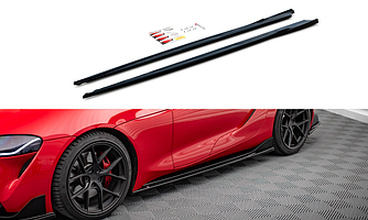 Поріг Toyota Supra тюнінг обвіс елерон спліттер (V2)