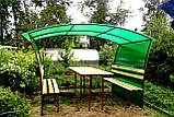 Металева альтанка 2 на 2 м, розбірна (на 8-10 осіб) "Амстердам", фото 2