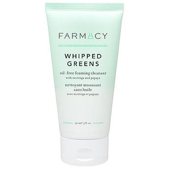 Пенка для умывания с экстрактами моринги и папаи Farmacy Whipped Greens Oil Free Foaming Facial Ceanser 150 мл