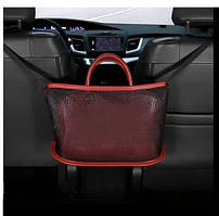 Складана сумка-органайзер у машину органайзер на автомобільне сидіння кишеня органайзер між сидіннями 40х26