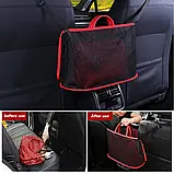 Складана сумка-органайзер у машину органайзер на автомобільне сидіння кишеня органайзер між сидіннями 40х26, фото 4