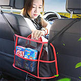 Складана сумка-органайзер у машину органайзер на автомобільне сидіння кишеня органайзер між сидіннями 40х26, фото 5
