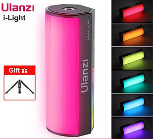 Накамерний LED-освітлювач Ulanzi i-Light RGB з акумулятором 2000 mAh