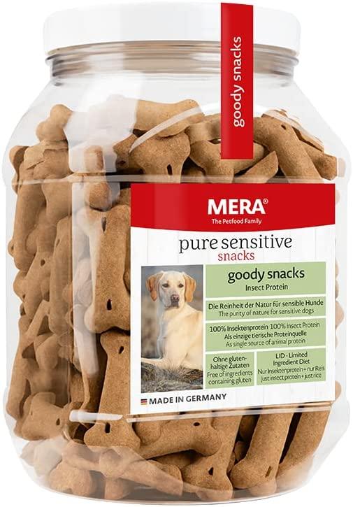 Ласощі для чутливих собак печиво з протеїном комах MERA pure sensitive snacks Insect Protein 600 г
