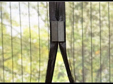 Антимоскітна магнітна шторка сітка на двері 210х100 сітка від комарів автоматично закривається, фото 4