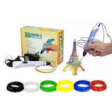 3D-ручка PEN-2 з LCD-дисплеєм + Пластик! Крута ручка для малювання!, фото 3