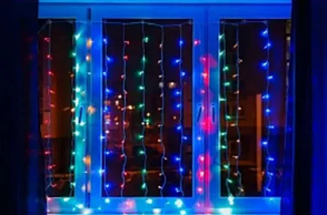 Гірлянда Водоспад 240 LED, розмір 2х2м Мультиколір RD-080, фото 4